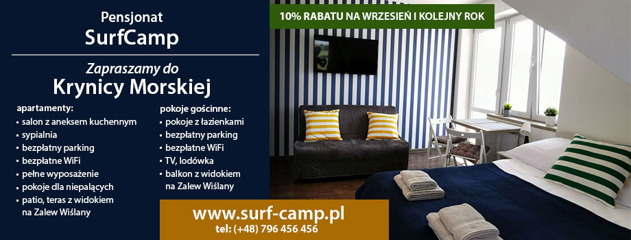 Surfcamp.pl apartamenty, pokoje gościnne